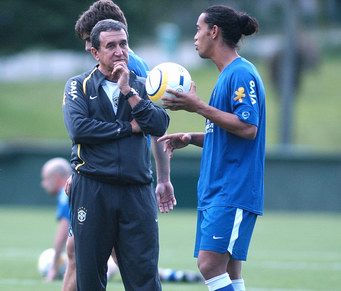 Parreira et Ronaldinho