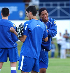 Anderson et Ronaldinho