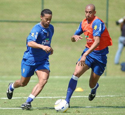 Ronaldinho et Luiso